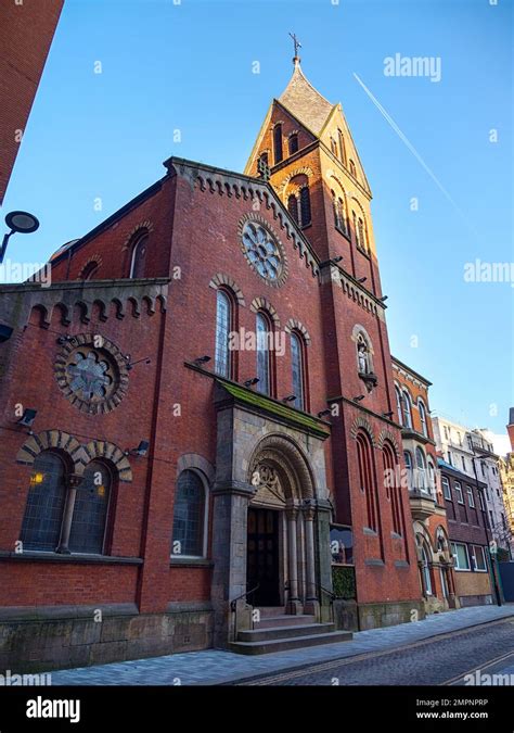 Manchester Uk Jan 2023 St Marys Catholic Church Hidden Gem On Mulberry