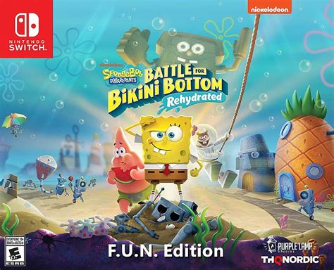 Customer Reviews SpongeBob SquarePants Battle For Bikini Bottom Rehydrated F U N Edition