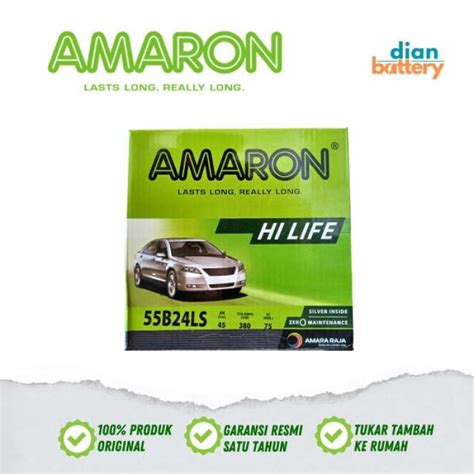 Promo Aki Mobil Honda CRV AMARON HI LIFE NS60LS 55B24LS 45Ah Diskon