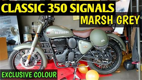 New Royal Enfield Classic Signals Edition Marsh Grey All