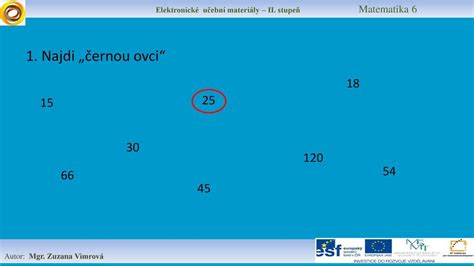 Elektronick U Ebn Materi Ly Ii Stupe Matematika Ppt St Hnout