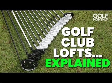 GOLF CLUB LOFTS… EXPLAINED!! | How To Effectively Play Golf