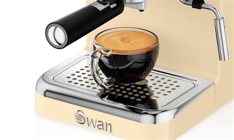 Swan Retro Pump Coffee Machine | Groupon Goods