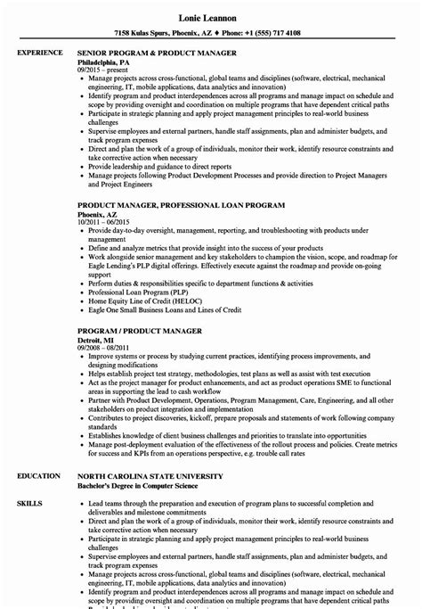 15 Best Of Product Manager Resume Template