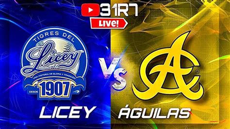 Licey Vs Aguilas En Vivo Youtube