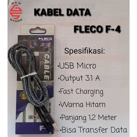 Jual Kabel Data Fleco F Micro Usb Shopee Indonesia