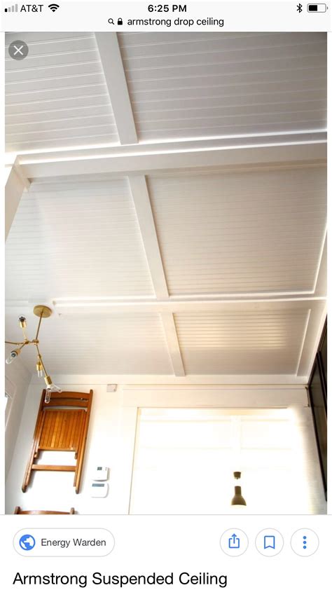Beadboard ceiling tiles b4 and afters a drop ceiling alternative – Artofit