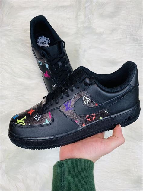 custom all black air force 1 - Ezra Creighton