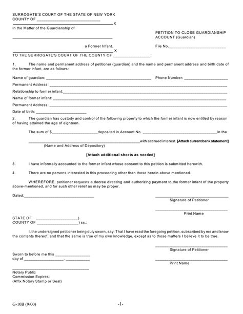 Form G 10b Fill Out Sign Online And Download Fillable Pdf New York Templateroller