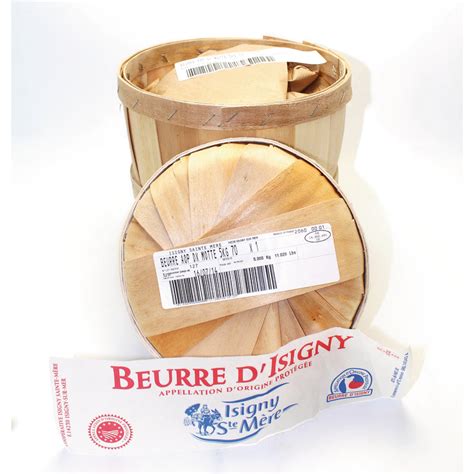 Beurre D Isigny AOP Doux Motte 5kg Le Delas Rungis Grossiste