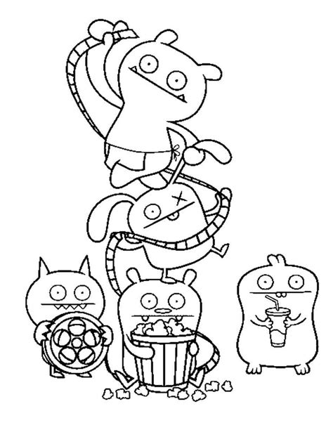 UglyDolls coloring pages