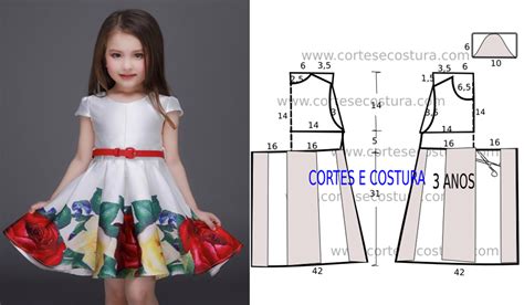 Roupa De Menina Moldes Para Roupa De Menina Vestido Passo A Passo