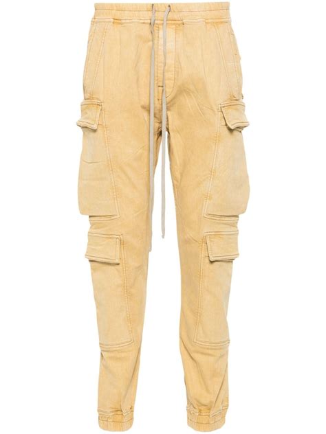 Rick Owens DRKSHDW Denim Cargo Pants Neutrals FARFETCH