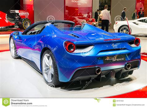 2016 Ferrari 488 GTS Spider Editorial Photography - Image of style ...