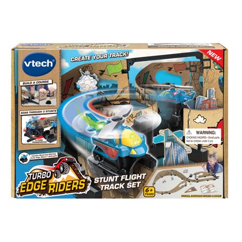 turbo edge riders stunt flight track set  good play guide