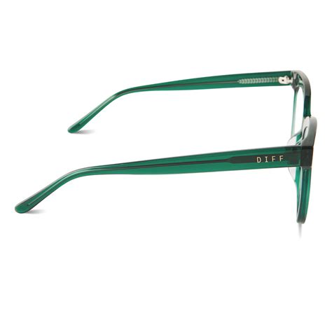 Winston Cat Eye Prescription Glasses Deep Ivy Diff Eyewear