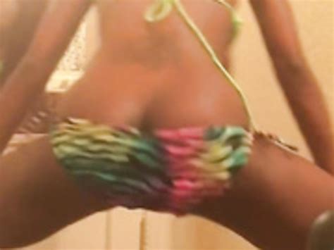Coco Slim Goddess Twerking In Bikini With Nip Slip