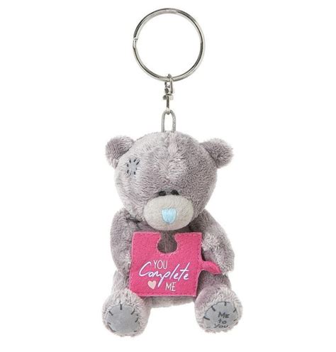 Tatty Teddy Me To You You Complete Me Jigsaw Piece Plush Keyring