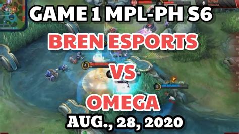 Game Bren Esports Vs Omega Mpl Ph S Week Day Mlbb Top Plays