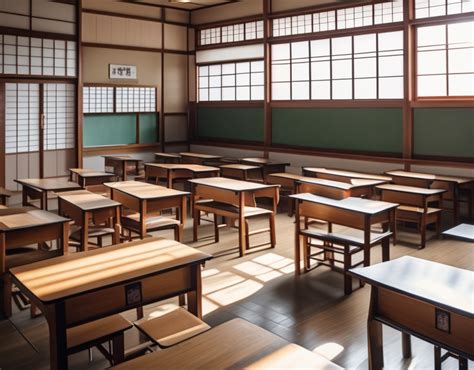 Krea Ai Japanese School Empty Japan School Genkan Hyper