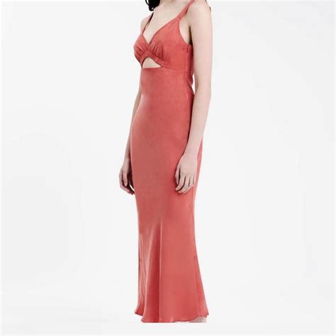 Nude Lucy Alta Cupro Midi Dress Size Xs Worn Once Depop