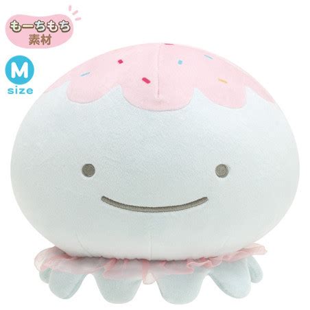 Plush Super Mochi Mochi M Ice Kurage Jinbesan Ice Kurage Meccha Japan