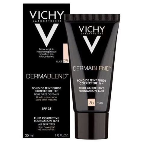 Vichy Dermablend H Fluid Corrective Foundation High Coverage H Hydration Nude Ml