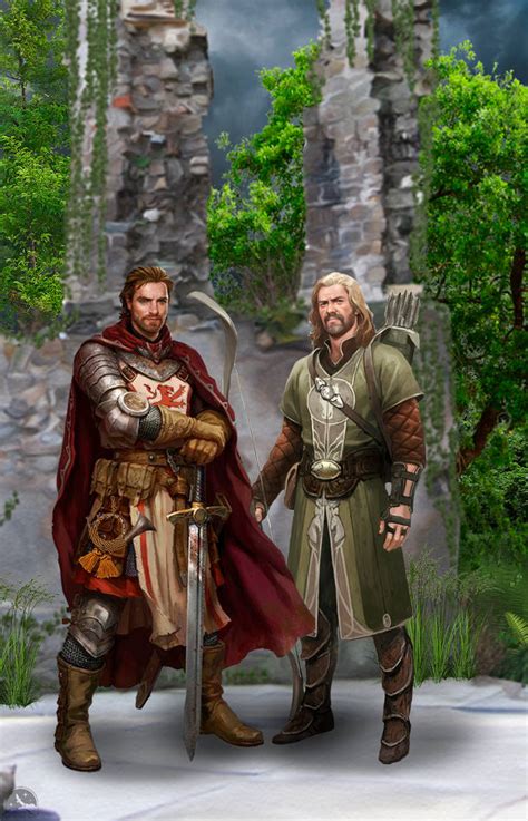 Boromir and Faramir in Ithilien by Enigmus666 on DeviantArt