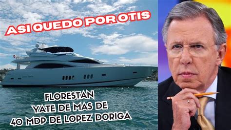 Asi Quedo El Yate De Joaquin Lopez Doriga Despues Del Paso Del Huracan