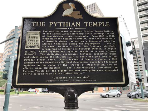 The Pythian Temple (Side A) - New Orleans, Orleans Parish, Louisiana
