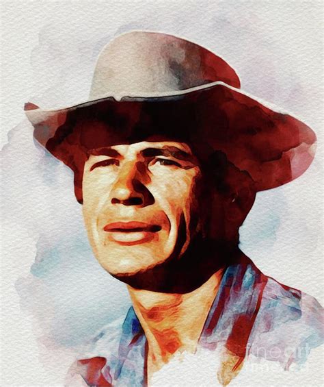 Charles Bronson, Hollywood Legend Painting by Esoterica Art Agency