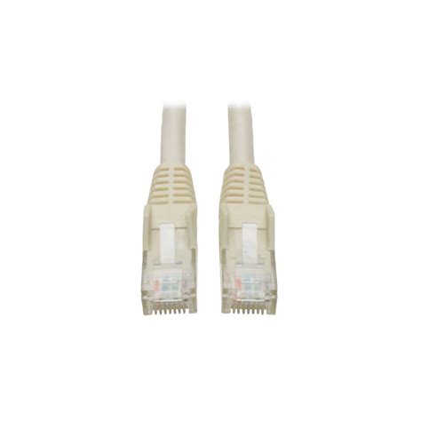 Tripp Lite by Eaton 7FT Cat6 Snagless Unshielded (UTP) Pure Bare Copper Patch Cable 550MHz — White (5-Pack) (N201-C6-UTP-7FT-WH-5PK)