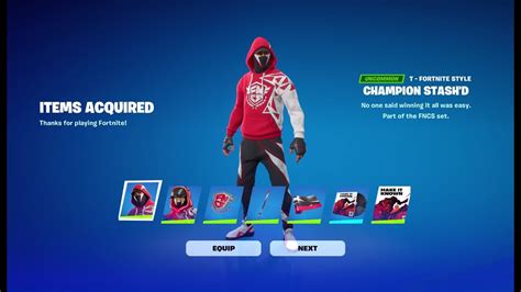 Fortnite Item Shop Fncs Champion Stash D Bundle Youtube