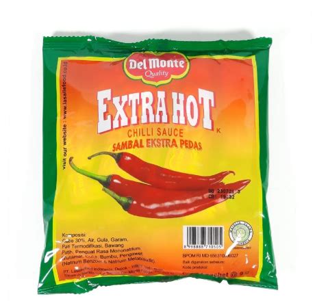 Delmonte Saus Tomat Saus Sambal Extra Hot Chilli Sauce Sachet Lazada Indonesia