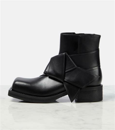 Acne Studios Musubi Leather Ankle Boots Acne Studios