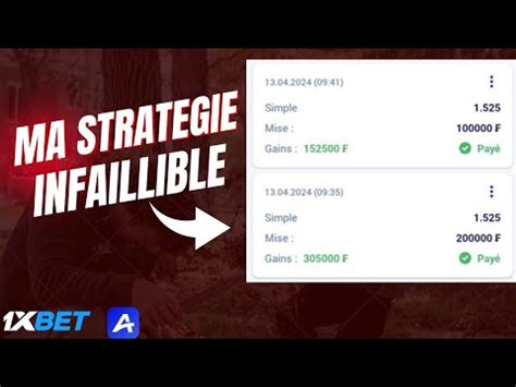 Faille 1xbet Ma stratégie infaillible pour gagner de l argent à coup