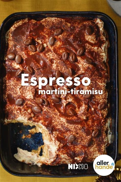 Espresso Martini Tiramisu Recept Allerhande Albert Heijn Video