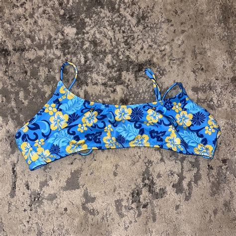 Super Cute Floral Bikini Top Triangl Hashtag For Depop