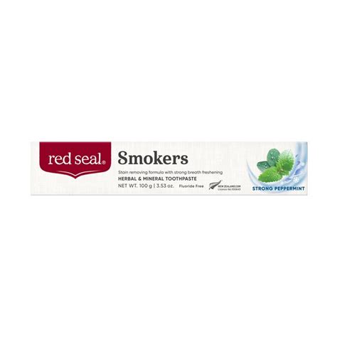 Buy Red Seal Toothpaste Smokers 100g Online At Chemist Warehouse®