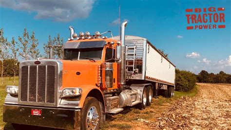 Peterbilt 389 Truck Moving The Corn Harvest 1000 Bu At A Time Youtube