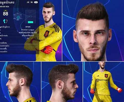 PES FILES RU On Twitter PES 2021 Face David De Gea 19 08 22 By P