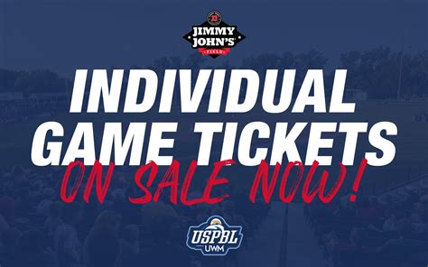 USPBL Individual Game Tickets For 2023 Baseball Season at Jimmy John’s ...