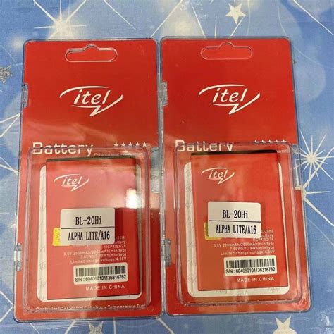 B Linshun Itel BL 20Hi ALPHA LITE A16 Itel Battery A32F A52 A16plus