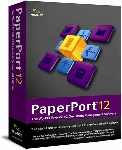 Nuance PaperPort 12 1u ENG Software de gestión de documentos 1u