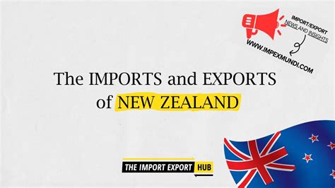 New Zealand S Imports And Exports 2021 YouTube