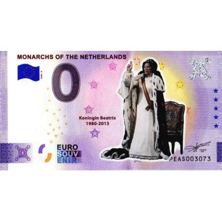 Nizozemska Euro Bankovec Monarchs Of The Netherlands