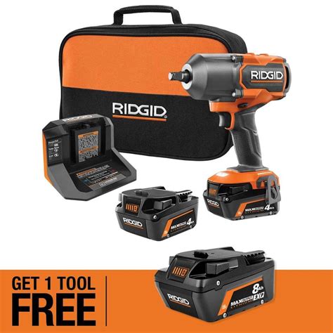 Ridgid V Brushless Cordless Mode In High Torque Impact Wrench