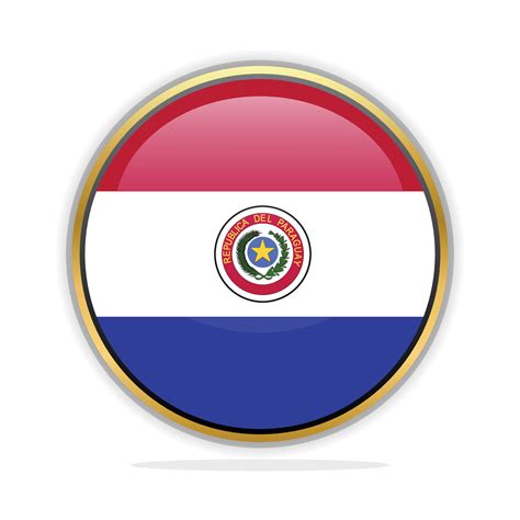 Button Flag Design Template Paraguay 13810540 Vector Art at Vecteezy