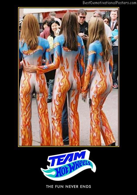Team Hot Wheels Demotivational Poster
