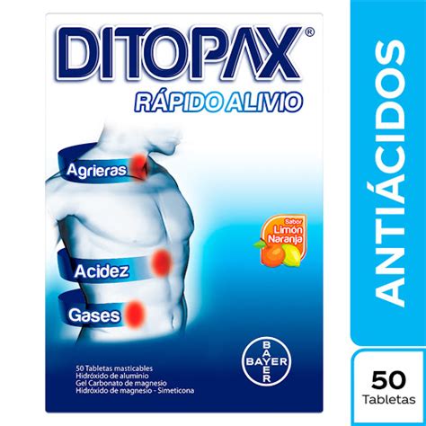 Ditopax Hidroxido De Aluminio Magnesio Carbonato De Calcio